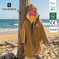 Robe de change imperméable et coupe-vent unisexe pour adultes, idéale pour les nageurs en eau sauvage