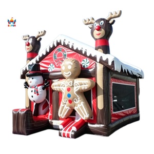 Super Château Gonflable Commercial Thème Noël 22x16 pieds pour Enfants à Louer - Product Image 5