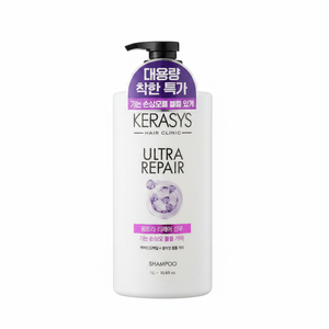 Champú Kerasys Clinic Ultra Repair Volume 1L, Cuidado Capilar Refrescante y Voluminizador para Cabello Dañado, Sensible y Fino, Hecho en Corea - Product Image 2