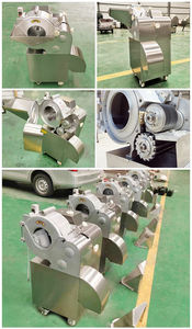 Cortadora de frutas eléctrica multifunción automática, cortadora de verduras, máquina cortadora de pepino y zanahoria - Product Image 3