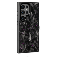 Coque élastique en métal pour Samsung Galaxy S25 S24 S23 Ultra S25 Protecteur d'objectif PC givré Couverture arrière