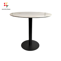 Chaise et table de restaurant moderne fast-food avec dessus en pierre pour salle à manger, hôtel ou maison, bar, restaurant, meubles