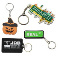 Llavero de PVC Personalizado con Logotipo, Diseño 2D/3D, Silicona, Goma, PVC Suave, Color y Forma Personalizados, Transferencia Térmica, Promocional