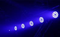 Projecteur LED professionnel Spark IP65 pour extérieur, 18x10W RGBW, éclairage mural quad LED
