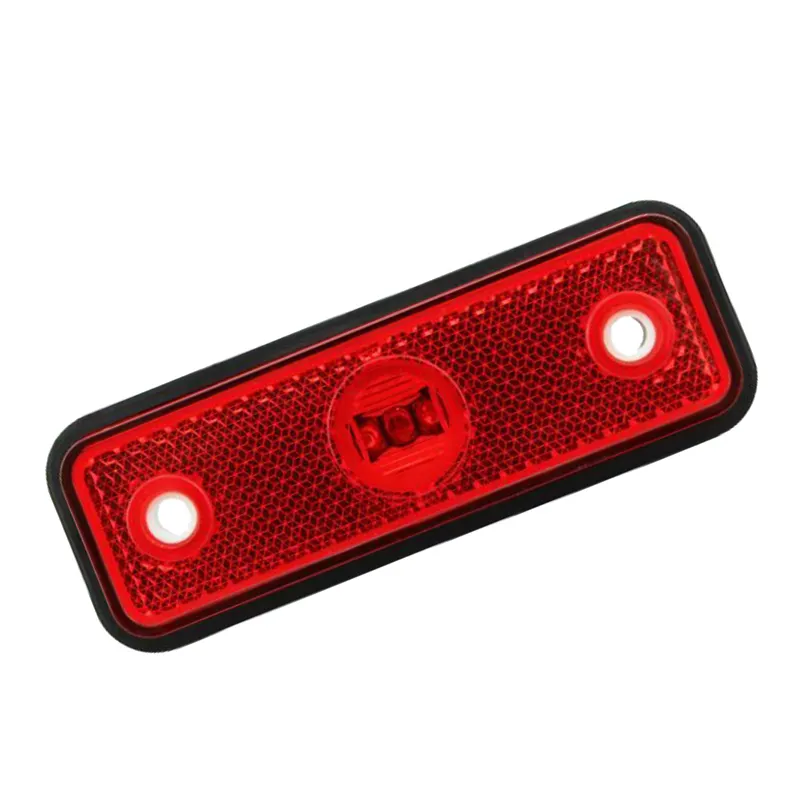 Luz indicadora lateral de camión roja con iluminación LED personalizada de 12V y 24V