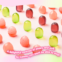 Heerlijke kauwbare zachte snoepjes gemaakt met 50% echt vers fruitsap. Kooday Lychee Peelable Gummies Lychee Peelable Candy