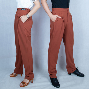 Pantaloni da Ballo Latino per Coppia TONGYANG a Vita Alta Pantaloni da Ballo da Sala Uomo Donna Abiti da Allenamento Cha Cha Pantaloni da Gara di Latino - Product Image 3