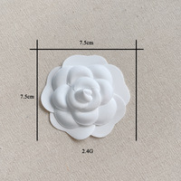 Broche artisanale en tissu artisanal avec fleur, épingle à cheveux, vêtements de fête de mariage, boîte-cadeau, accessoires de décoration, épinglettes