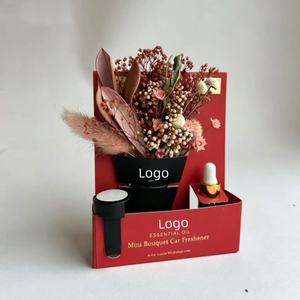 Difusor de Fragancia para Auto Ecológico con Flores Naturales Preservadas, Ambientador de Flores Secas, Mini Ramo de Aceites Esenciales, Día de la Madre - Product Image 4