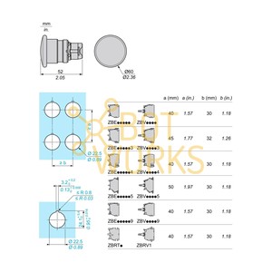 สำหรับ ZB5AR3 10A ขั้วต่อสกรูพลาสติก IP40 ใหม่ - Product Image 1