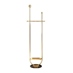 Di lusso nordico in metallo da pavimento singolo asta ganci rotondi <span class=keywords><strong>per</strong></span> casa soggiorno camera da letto piccoli spazi porta vestiti stendino - Product Image 2