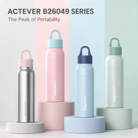 304 Stainless Steel Flask Vacuum Insulated Water Bottle with Handle Lid Double Wall Eco-Friendly Sports Bottle Business Gifts