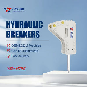 Hydraulische hamerbreker Hydraulische SB30 SB40 HL53 HL68 sloophamer voor 2,5 3 3,5 4 4,5 5 6 7 ton graafmachines - Product Image 1