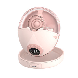 Tire-lait électrique double rechargeable à faible bruit, portable, mains libres, avec écran LED, sans BPA, en silicone et PP, 19/21 mm - Product Image 2