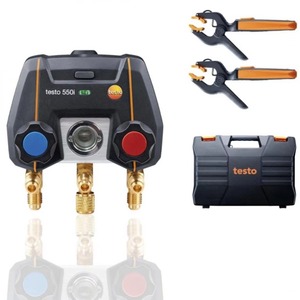 Nuevo en Stock: Reloj Digital Inteligente para Refrigerantes Testo 550i con Manómetro de Doble Vía de Gran Tamaño - Product Image 2