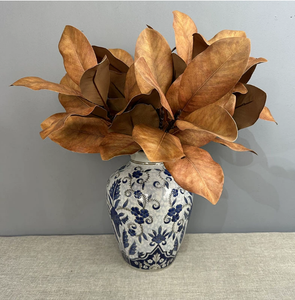 Rami Artificiali di Magnolia con Foglie Finte, Effetto Realistico, Arte Floreale, Pianta di Magnolia Simulata Fatta a Mano, Piante Verdi Realistiche - Product Image 3