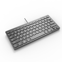 Nuevo suministro de fábrica: teclado para portátil de tamaño completo personalizado, de plástico ABS, con cable USB 2.0, K1000