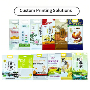 Tùy chỉnh in ấn thực phẩm lớp 10kg Gạo túi ống đồng in ấn 5kg nhựa chân không túi gạo bao bì thực phẩm đứng lên túi - Product Image 6