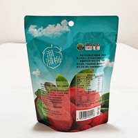 Op maat gemaakte bedrukte voedselverpakkingen van plastic, staande verpakkingen voor gedroogd fruit en snacks