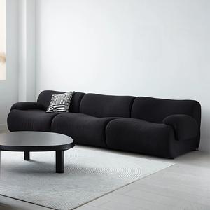 Modern Fabric Modular Reclining Sectional <strong>Sofa</strong> Set with Sponge Filling Eco-Friendly &amp; Comfortable for Living Room Apartment Use - Product Image 1