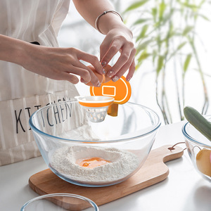 Egg Yolk Separator Basketball Hoop 3 Piece Set <b>Plastic</b> Egg Dividers <b>Kitchen</b> Gadget - Product Image 2