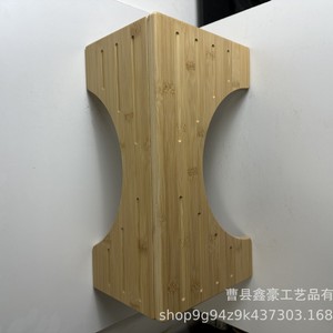 เก้าอี้พับได้ไม้ไผ่ 40x20x18.5 ซม. เก้าอี้นั่งยองสำหรับใช้ในห้องน้ำ - Product Image 3