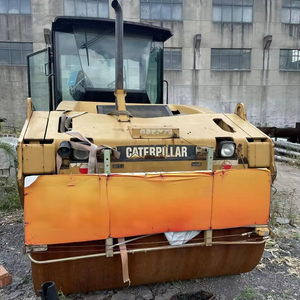 รถบดถนนมือสอง CAT CB534D CB12 CB524D CB64B CB10 รถบดแอสฟัลต์แบบสั่นสะเทือนคู่ ระบบไฮโดรสแตติก ขับเคลื่อนด้วยระบบไฮดรอลิกแบบประกบ - Product Image 1