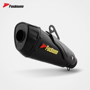 Système d'échappement complet pour moto Forsound Factory à <span class=keywords><strong>prix</strong></span> de gros, collecteur et silencieux en fibre de carbone pour Kawasaki Ninja 400 <span class=keywords><strong>Z400</strong></span> - Product Image 3