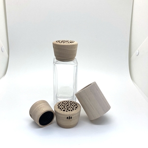 Tapa de perfumr de madera de 45*22mm de alta calidad de fábrica de China con tapa interior de 28 tuercas para botella de Perfume más fresca de aire de coche - Product Image 3