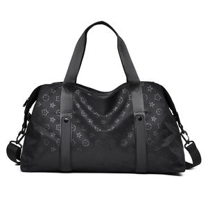 Bolsa de Viaje con Logotipo Personalizado, Bolsa de Gimnasio Plegable de Gran Capacidad, Bolsa Deportiva Resistente al Desgaste, Bolsa de Lona Impermeable Ligera para Exteriores - Product Image 1