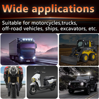 Feux de camion LELANPU, accessoires de moto, projecteur laser LED à 1 lentille, feux de travail pour Aerox V2 Nmax V1 Yamaha V4