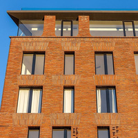 Ventana Horizontal Moderna con Acristalamiento Fijo, Resistente al Fuego y Cumple con la Normativa NFPA, para Hoteles, Servicio ODM Horizontal Fijo
