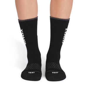 Nefes Alabilen Merinos Yünü Havlu Çorap Sonbahar Tırmanış Günlük Kısa Çorap Logolu Kişiselleştirilmiş Unisex Baldır Çorabı - Product Image 4