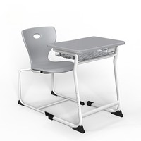 Bureau d'étude réglable en hauteur pour étudiants, table et chaise pour salle de classe, mobilier scolaire