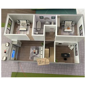 Maqueta Arquitectónica <span class=keywords><strong>de</strong></span> Casa Moderna, Plástico Duradero, Detalles Exteriores para Diseño, Exhibición y Promoción <span class=keywords><strong>de</strong></span> Ventas - Product Image 4