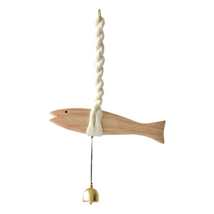 Décoration murale en bois massif en forme de poisson, design minimaliste pour salon, chambre, entrée, cadeau de pendaison de crémaillère - Product Image 4