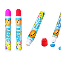 Marqueurs d'art en gros à prix abordable, 10 mm, 20 ml, sans fuite, encres colorées à base d'eau, marqueur Bingo Dabber pour jeux de Bingo