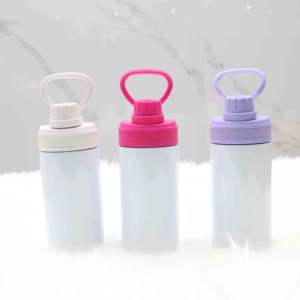 Vaso Térmico Antiderrames <span class=keywords><strong>de</strong></span> 12 oz para Niños, Botella <span class=keywords><strong>de</strong></span> <span class=keywords><strong>Agua</strong></span> <span class=keywords><strong>de</strong></span> Acero Inoxidable <span class=keywords><strong>de</strong></span> 350 ml con Asa y Tapa <span class=keywords><strong>de</strong></span> Rosca, Apta para Sublimación - Product Image 1