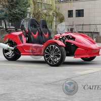 Caiteng Dune Buggy Économique Essence/Électrique 3 Roues Jeep Kart Homologué Route Transmission Automatique 120 Km/h Alimenté par Batterie
