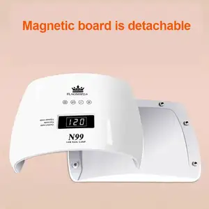 Hot Sale Nail Light With Led Display Salon Equipment Table Gel Polish Curing Rechargeable Nail Dryer SUN UV LED Nail Lamp