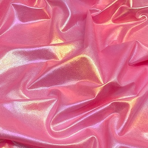 高品質グリッター虹色ディスコパールメタリックフォイルナイロンスパンデックス生地水着ビキニパフォーマンスダンスウェア生地 - Product Image 4