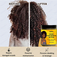 Série Luxfume Chebe pour la croissance des cheveux, ensemble de 4 pièces, soin complet des cheveux Chebe, beurre pour la croissance des cheveux Chebe, pour la croissance, la force et l'hydratation