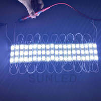 Lentille d'injection super lumineuse Dc12V 1.2W blanc étanche Ip65 2835 boîte de publicité 12V Module de lumière LED