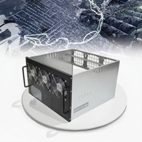 Casing Server Rak ATX 6U MACASE, Stok Tersedia, Pengiriman Cepat, Harga Terjangkau, dengan Dukungan Kipas dan Panel Samping Kaca Baja