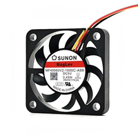 Ventilador Mini sin Escobillas MF40060V2-1000C-A99 40*40*6mm DC5V, 3 Cables, Medición de Velocidad, Baja Vibración, Refrigeración para Equipos Digitales Eléctricos