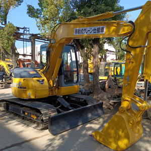 Mini excavatrices sur chenilles hydrauliques d'occasion KOMATSU PC78US du Japon d'origine de 7 tonnes PC78 pelleteuses à godets d'occasion - Product Image 4