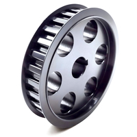 Poulie de distribution OEM personnalisée XL L XH XXH T10, engrenage à came usiné CNC, tolérance H7, anodisation claire, taille et profil de dent personnalisés