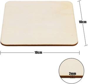 قطع خشب محفورة بالليزر 40 قطعة غير مكتملة لفنون الكواستر والحرف اليدوية-طلاء وتلوين حسب الطلب - Product Image 2