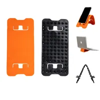 Support de téléphone portable en silicone flexible, pliable pour les voyages, support mains libres pour téléphone, tablette, ordinateur portable, résistant aux rayures