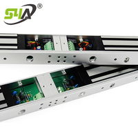 Fail Safe électromagnétique 12v/24VDC Led minuterie 280kg(600lbs) Maglock contrôle d'accès Em simple Elock porte en bois serrure magnétique